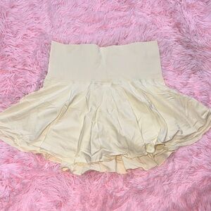 Elegant Cream Women's Skort